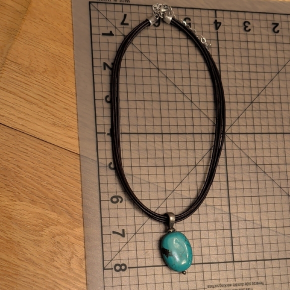 Silpada Sterling Silver Turquoise Necklace - Picture 7 of 9
